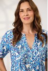 CAMILLA DRESS - blue paisl